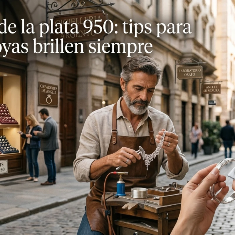 Cuidado de la plata 950: tips para que tus joyas brillen siempre