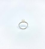 SoleJoyas Sortija de Plata con Perla Natural y cristales - Imagen 2