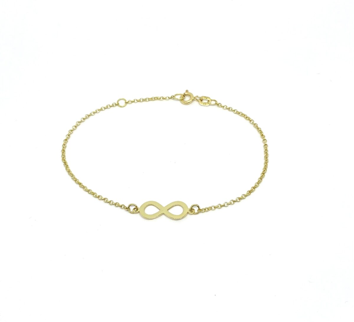 Infinito Oro 18k SoleJoyas Pulsera Infinito de Oro 18k Amarillo - Imagen 1