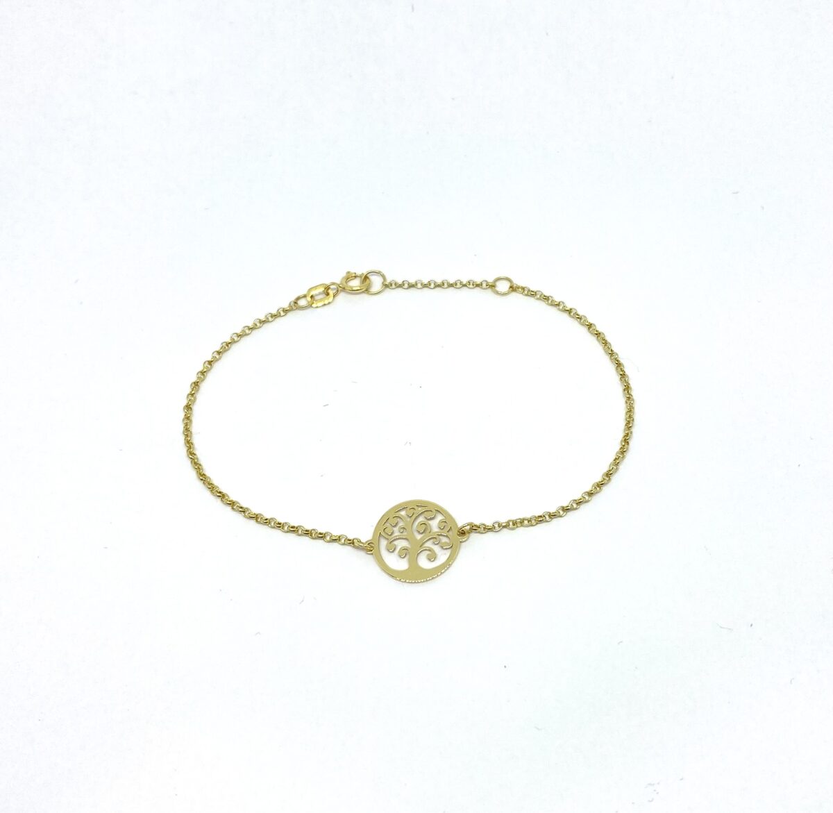 SoleJoyas Pulsera Árbol de la Vida Oro 18k Amarillo. - Imagen 1