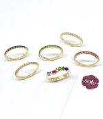 SoleJoyas Sortija Rivier Oro 18k - Imagen 5