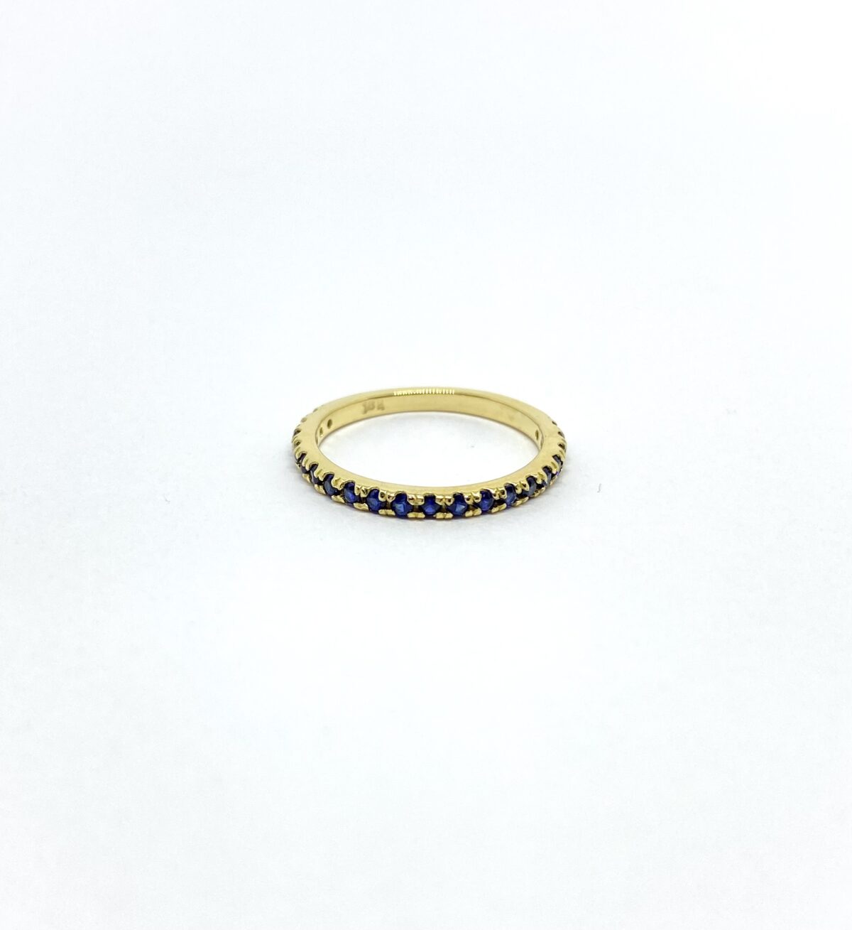 Sortija Rivier Azul SoleJoyas Sortija Rivier Oro 18k - Imagen 3