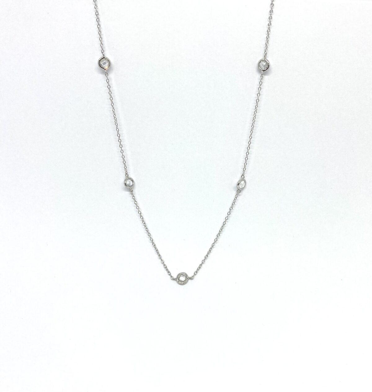 Satelital PLata9.25 SoleJoyas Collar de Plata 9.25 Satelital con Cristales - Imagen 1