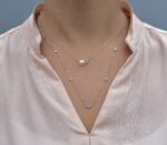 SoleJoyas Collar de Plata 9.25 Satelital con Cristales - Imagen 2