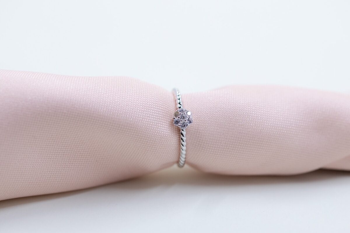 Imagen de WhatsApp 2022-12-09 a las 20.24.51 solejoyas sortija de plata 9.25 trenzado con circón suizo blanco - Imagen 1