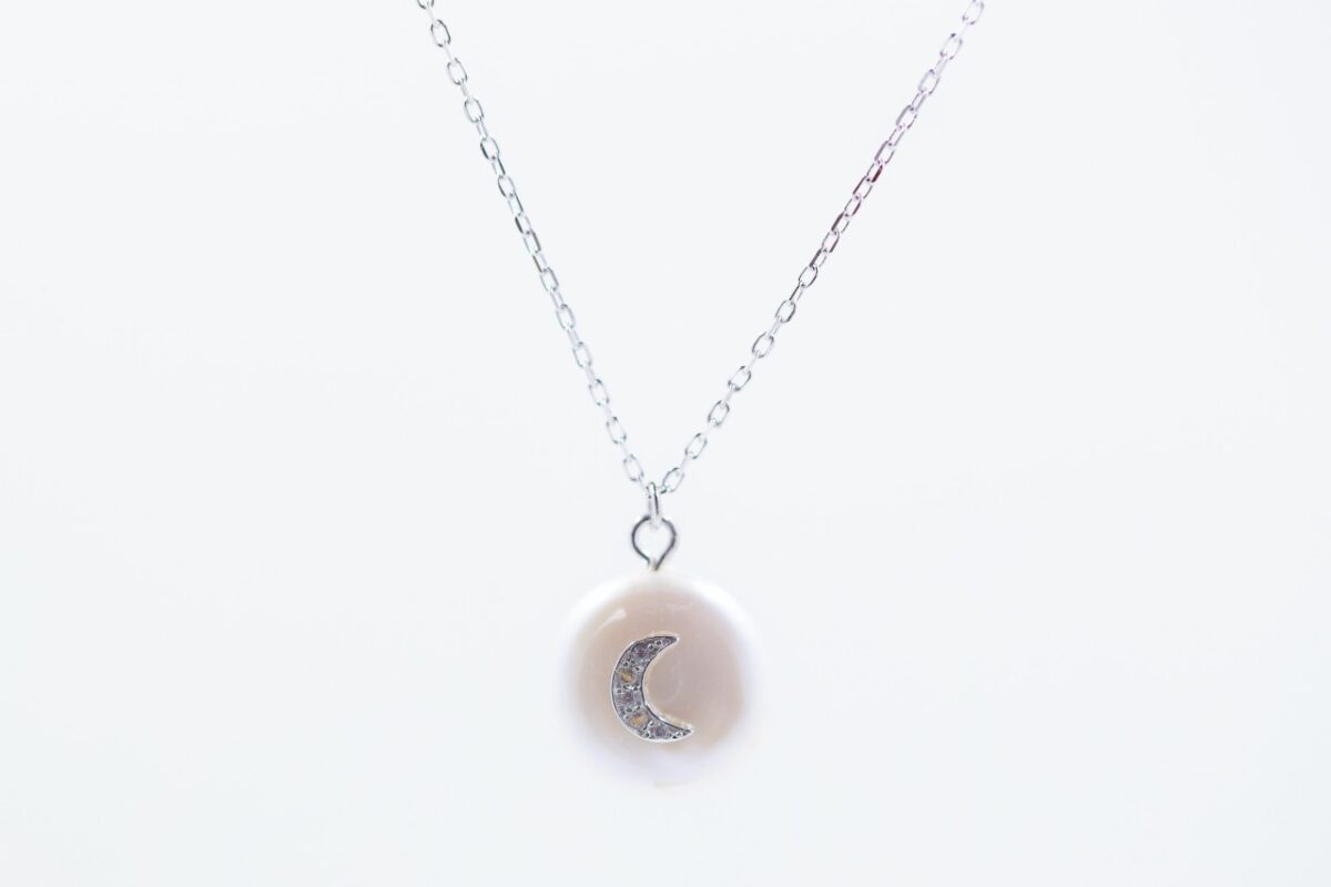 Imagen de WhatsApp 2022-12-09 a las 44 solejoyas collar aida de plata 9.25 con dije de luna - Imagen 1