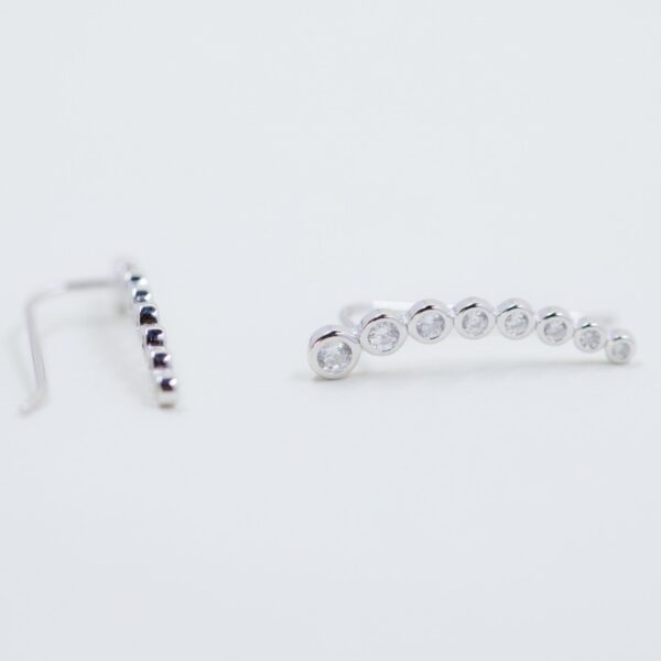 solejoyas arete andrea de plata 9.25 con circones suizos y rodio