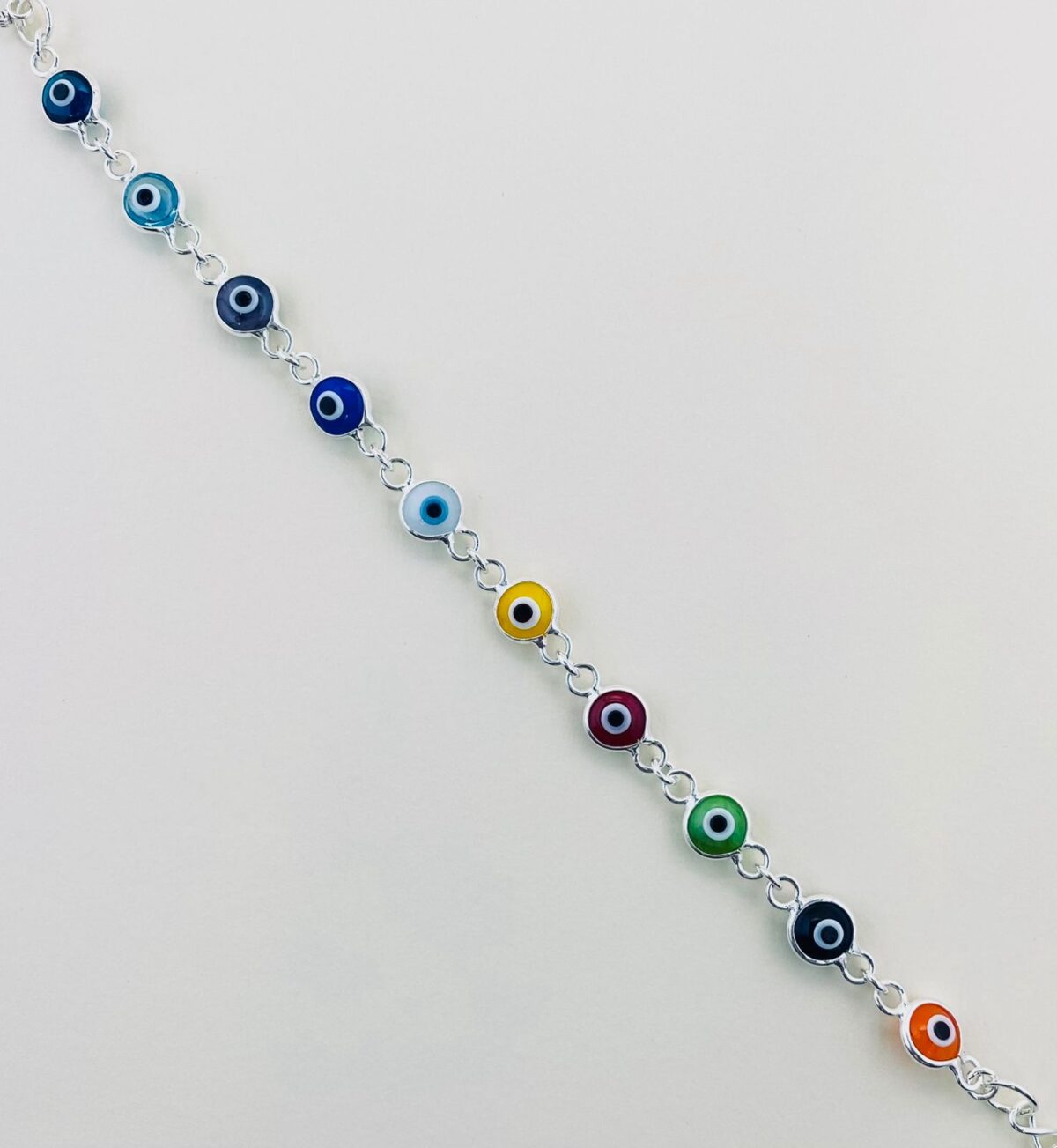 SoleJoyas Pulsera De plata Ojos Turcos - Imagen 1