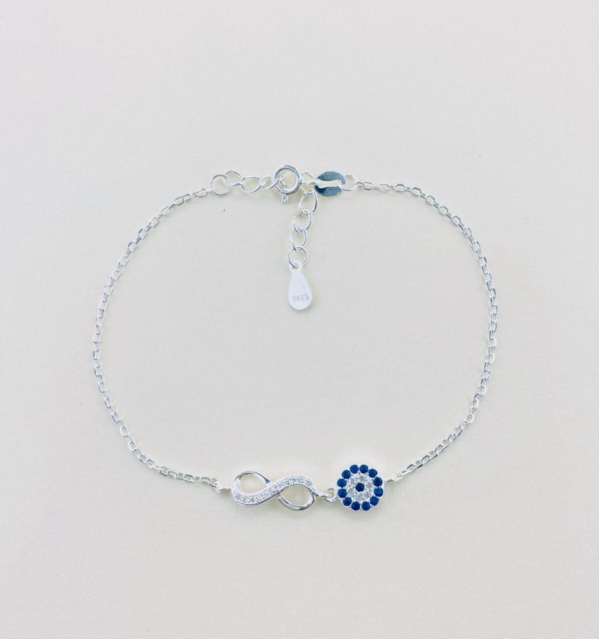 Imagen de WhatsApp 2023-11-30 a las 19.20.02_8e206fb5 SoleJoyas Pulsera De Infinito Y Ojo Turco - Imagen 2