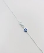 SoleJoyas Pulsera De Infinito Y Ojo Turco