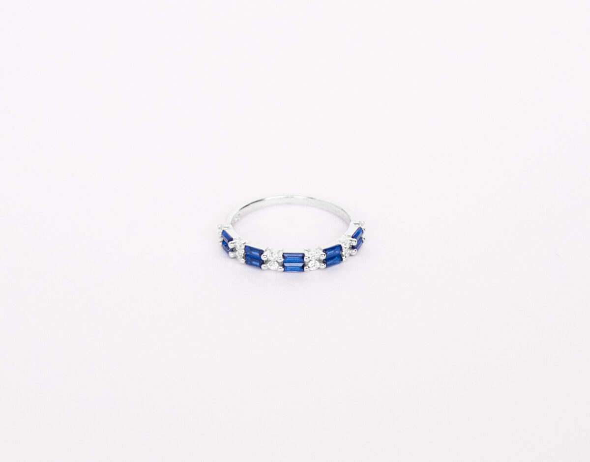 SoleJoyas Sortija Baguette Plata - Imagen 2