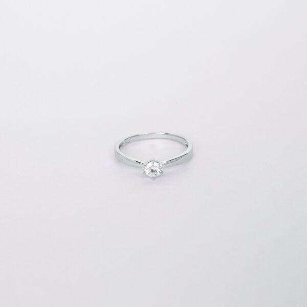 SoleJoyas Sortija Soliterio Plata