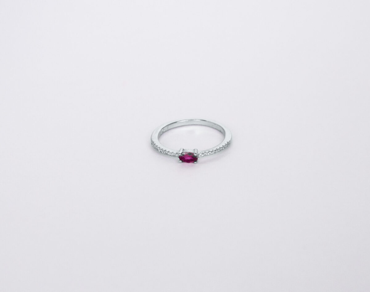 SoleJoyas Sortija Almendra Plata - Imagen 3