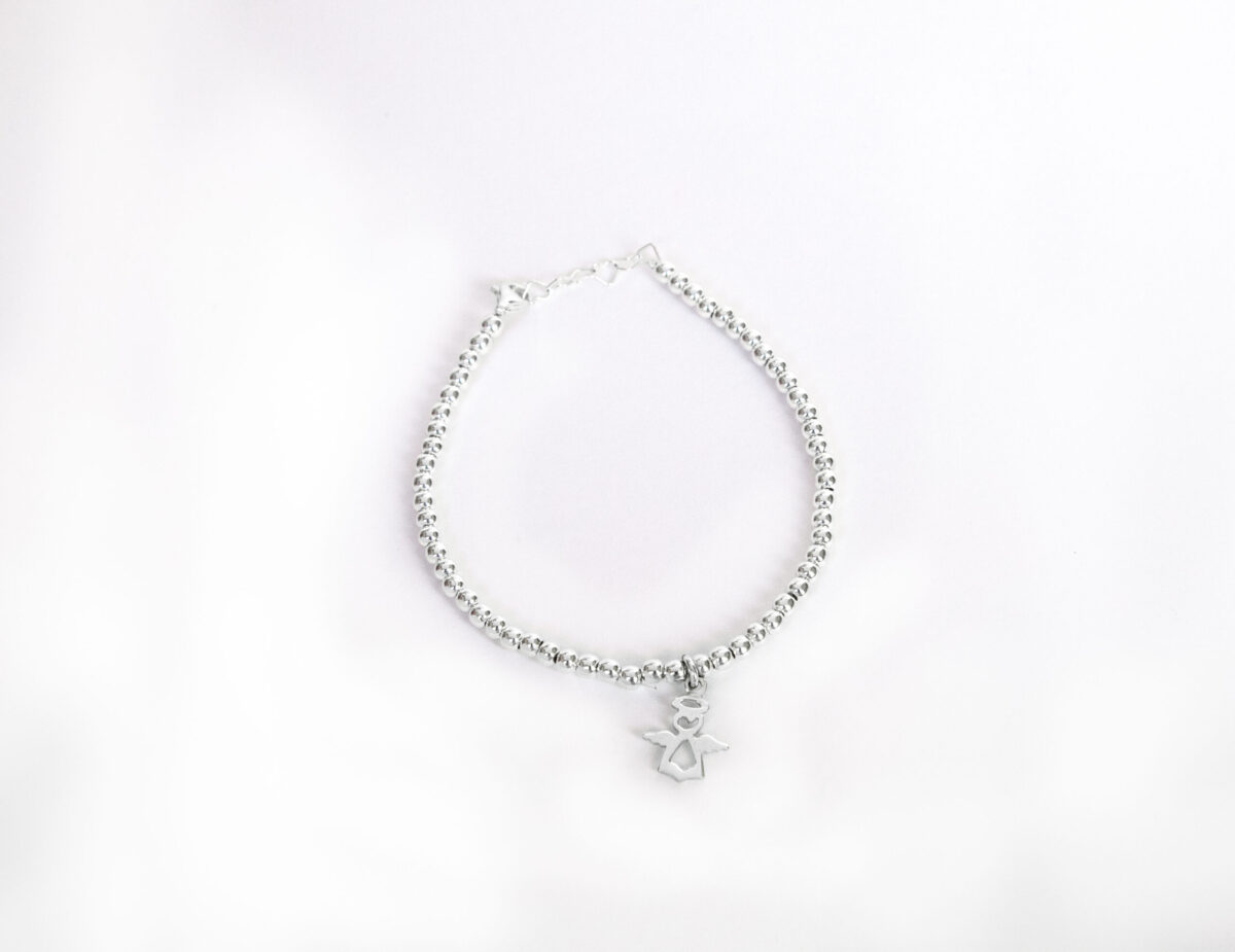 SoleJoyas Pulsera Plata Angel y Espiritu Santo - Imagen 1