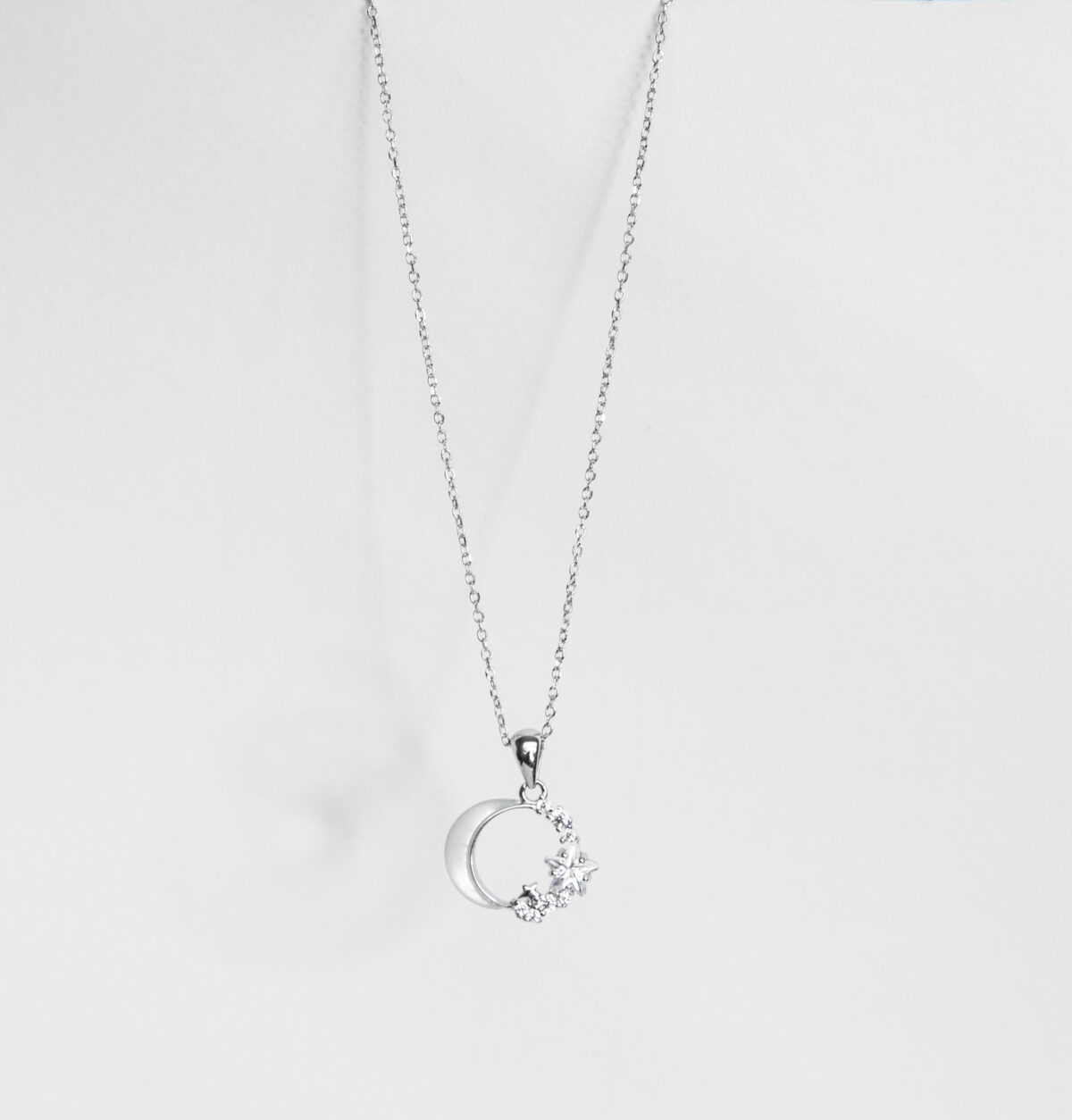 SoleJoyas Collar Luna Nacar y Estrella - Imagen 1