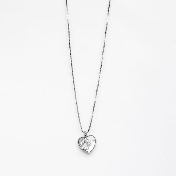 SoleJoyas Collar Huella y corazon